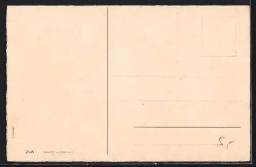 AK Betrunkene unterhalten sich auf der Strasse, Neujahrsgruss