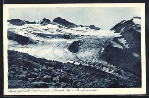 AK Kürsingerhütte mit Krimmlertörl und Dreiherrenspitze