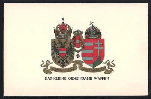 AK Das kleine gemeinsame Wappen von Österreich, Rotes Kreuz