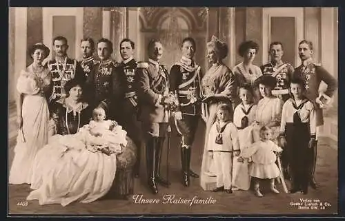 AK Unsere Kaiserfamilie von Preussen