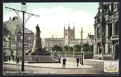 AK Newcastle-on-Tyne, Stephenson`s Monument