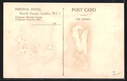 AK London, Imperial Hotel, Russel Square