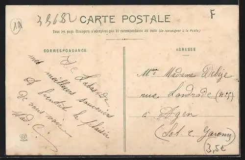 AK Anjou /Aude, Labastide d`Anjou, La Place de la Mairie