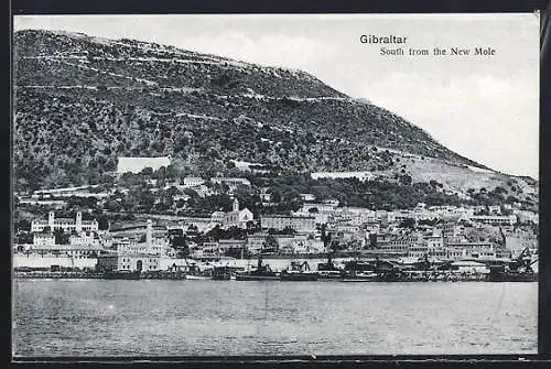 AK Gibraltar, South view from the New Mole