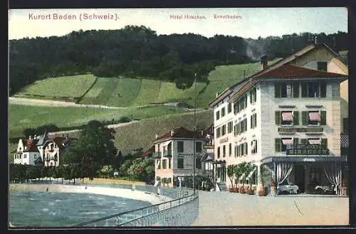 AK Baden, Hotel Hirschen, Ennetbaden