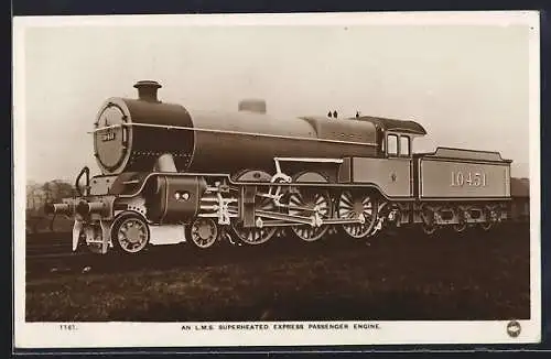 Foto-AK Englische Eisenbahn, Lokomotive No. 10451 der L. M. S.