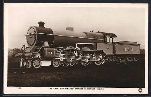 Foto-AK Englische Eisenbahn, Lokomotive No. 10451 der L. M. S.