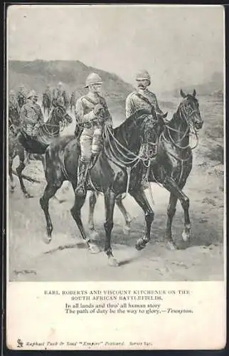 AK Burenkrieg, Earl Roberts and Viscount Kitchener on the South African Battlefields
