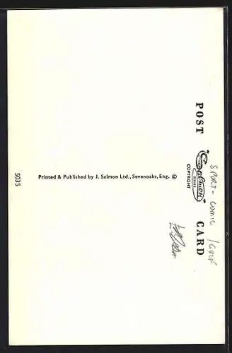 Künstler-AK Know a Feller can`t always land..., Golfspieler-Humor