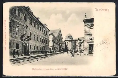 AK Innsbruck, Hofkirche, Gymnasium & Universität