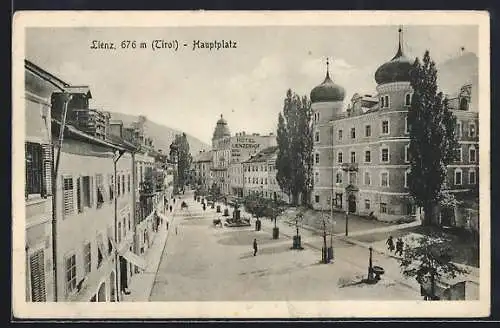AK Lienz i. Tirol, Hauptplatz mit Hotel Lienzerhof