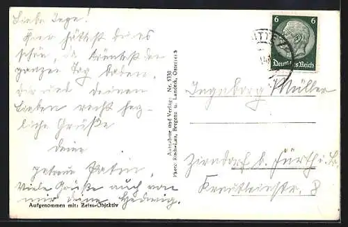 AK Plansee /Tirol, Hotel Forelle, Innenansicht