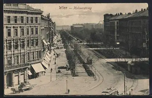 AK Wien, Kolowratring mit Strassenpartie