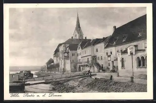 AK Ybbs an der Donau, Teilansicht