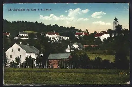 AK St. Magdalena bei Linz, Ortspartie