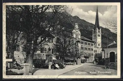 AK Bad Hofgastein, Bierstüberl am Kaiser Franz-Platz