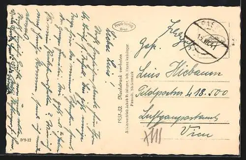 AK Markt Passail /Steiermark, Teilansicht mit Kirche