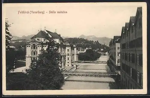 AK Feldkirch, Jesuitenkolleg Stella Matutina mit Brücken