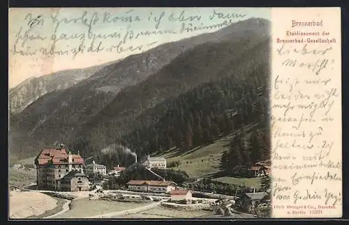 AK Brennerbad, Gasthaus der Brennerbad-Gesellschaft