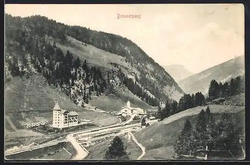 AK Brenner, Ansicht vom Brennerpass