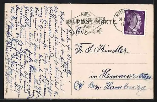 AK Wien-Alt-Ottakring, Strassenpartie aus dem Jahre 1890