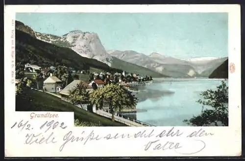 AK Grundlsee, Blick auf den Grundlsee