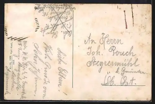 AK Leoben, Brücke an der Mur