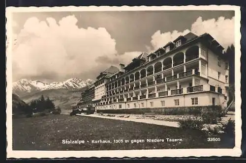 AK Stolzalpe, Kurhaus gegen Niedere Tauern
