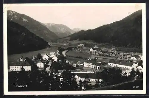 AK Gusswerk, Ortsansicht aus der Vogelschau