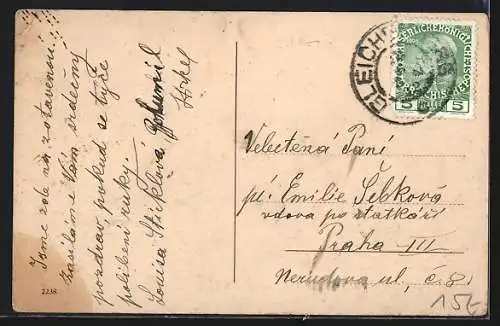 AK Gleichenberg, Totalansicht, Wappen