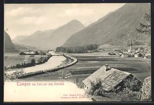 AK Tumpen bei Oetz, Teilansicht mit dem Oetzthal