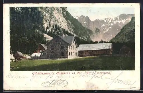 AK Weichselboden, Schützenauers Gasthaus