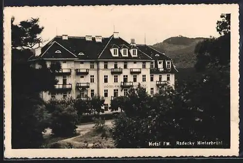 AK Hinterbrühl, Hotel FM. Radecky