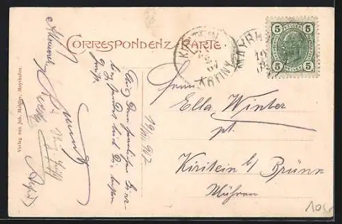 AK Ginzling, Krolls Gasthof Alt-Ginzling, Gasthof Neu-Ginzling