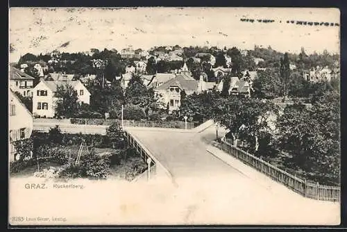 AK Graz, Strasse am Ruckerlberg