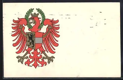 Künstler-AK Salzburg, Stadtwappen