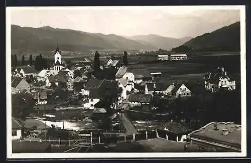 AK Pöls /Steiermark, Teilansicht mit Kirche