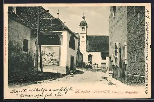AK Brixen, Strassenpartie am Kloster Neustift