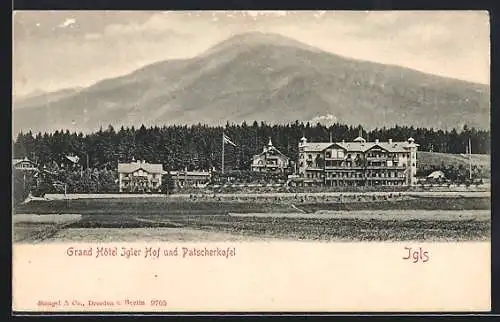AK Igls, Grand Hotel Igler Hof und Patscherkofel