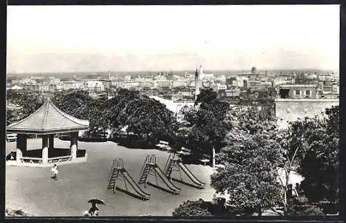 AK Yokohama, Panorama mit Rutschen