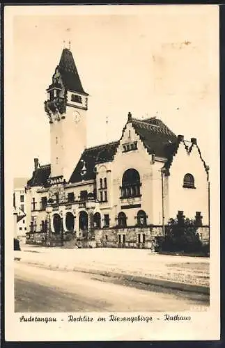 AK Rochlitz, Blick auf das Rathaus