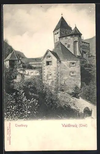 AK Waidbruck, Ansicht der Trostburg