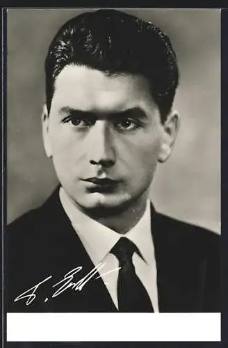 AK Kosmonaut Boris Borissowitsch Jegorow in Anzug mit Krawatte