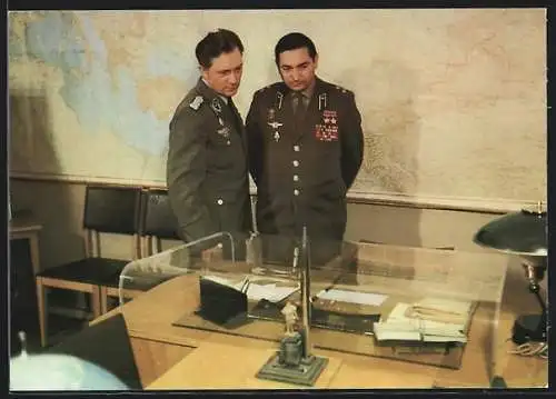 AK Gemeinsamer Kosmosflug UdSSR /DDR - Kosmonauten Waleri Bykowski und Sigmund Jähn