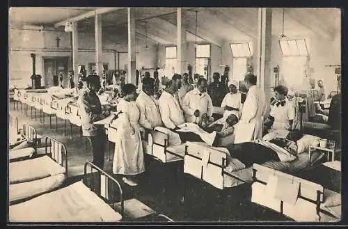 AK Grinzing, K. u. K. Kriegsspital, Krankenvisite