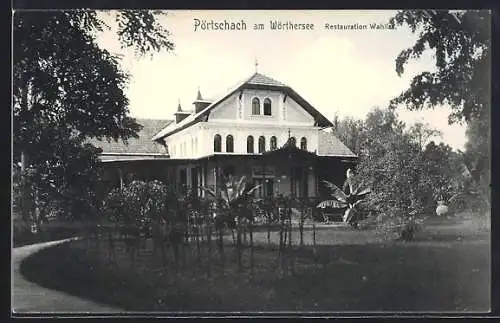AK Pörtschach am Wörthersee, Restaurant Wahliss