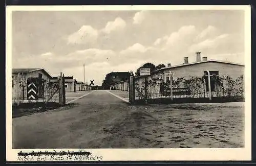 AK Nürnberg, Erg.-Batl. I.-R., Kasernen-Eingang