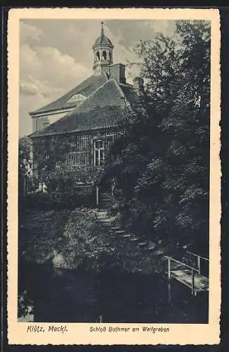 AK Klütz /Meckl., Schloss Bothmer am Wallgraben