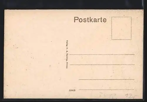 AK Nörten, Langestrasse mit Gasthof zur Krone