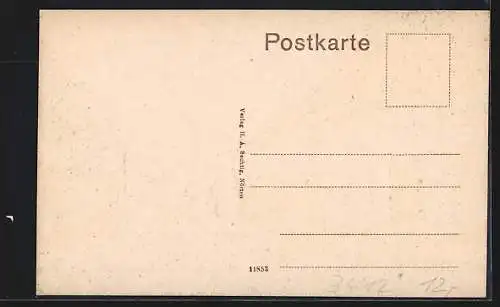 AK Nörten, Langestrasse mit Gasthof zur Krone